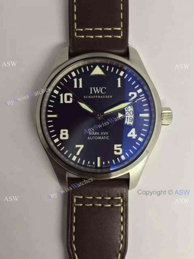 Replica Swiss IWC Mark Xvii Watch Brown Leather
